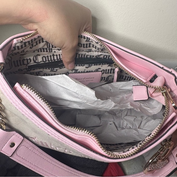 New With Tags Juicy Couture Royal Kingdom Baby Pink Y2K Shoulder Bag Purse - Picture 6 of 6